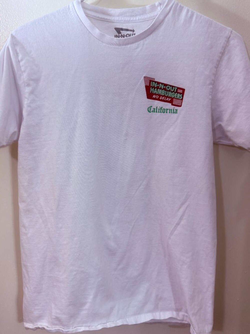 In-N-Out Burger White California Graphic Logo T-Shirt Men’s M Cotton